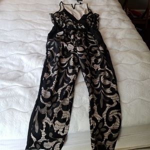 Lace Detailed Jumpsuit